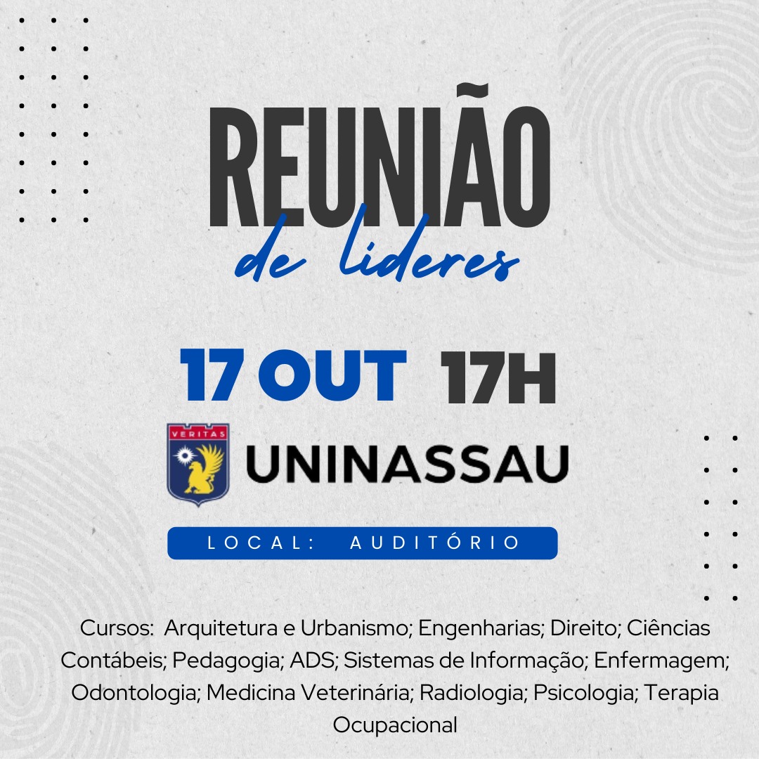 Reuni O De L Deres Cpa Uninassau Teresina Blog Dos Cursos