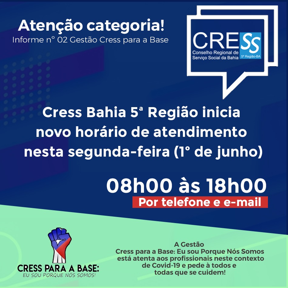 CRESS BA - Conselho Regional de Serviço Social