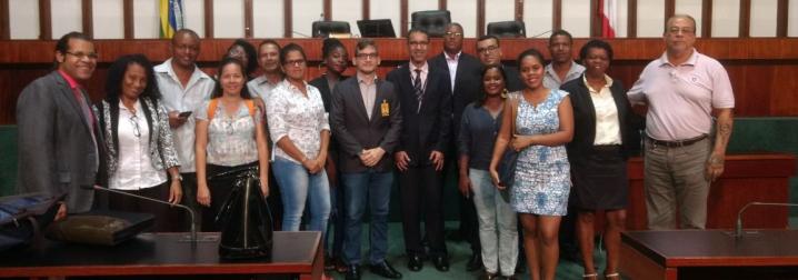Alunos do Curso de Direito da Nassau - Pituba, Salvador em visita técnica à Assembléia Legislativa do Estado da Bahia