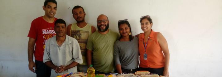 Equipe da UNINASSAU entregou 72 kg de alimentos à Casa do Pai Nosso