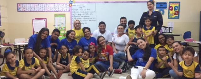 No da 14 de setembro, o Projeto mais Saúde entre os Escolares deu inicio as atividades na escola Santa Madre