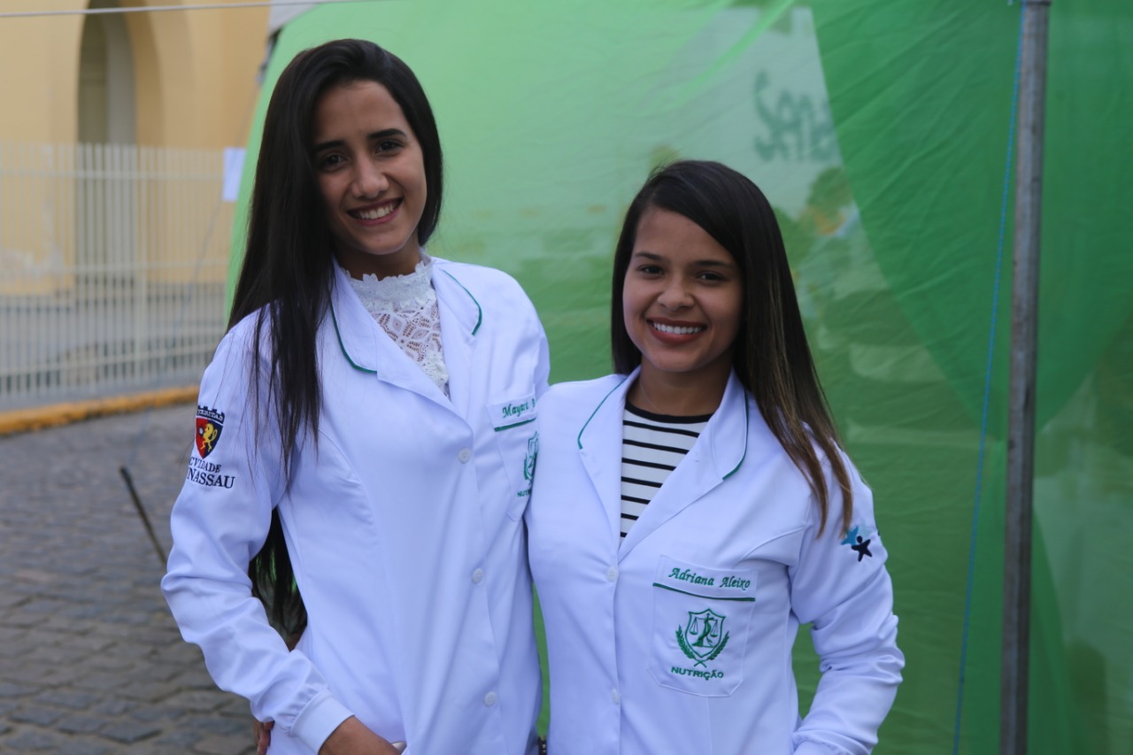 Alunos De Nutrição Participam De Ação Multiprofissional De Saúde Em