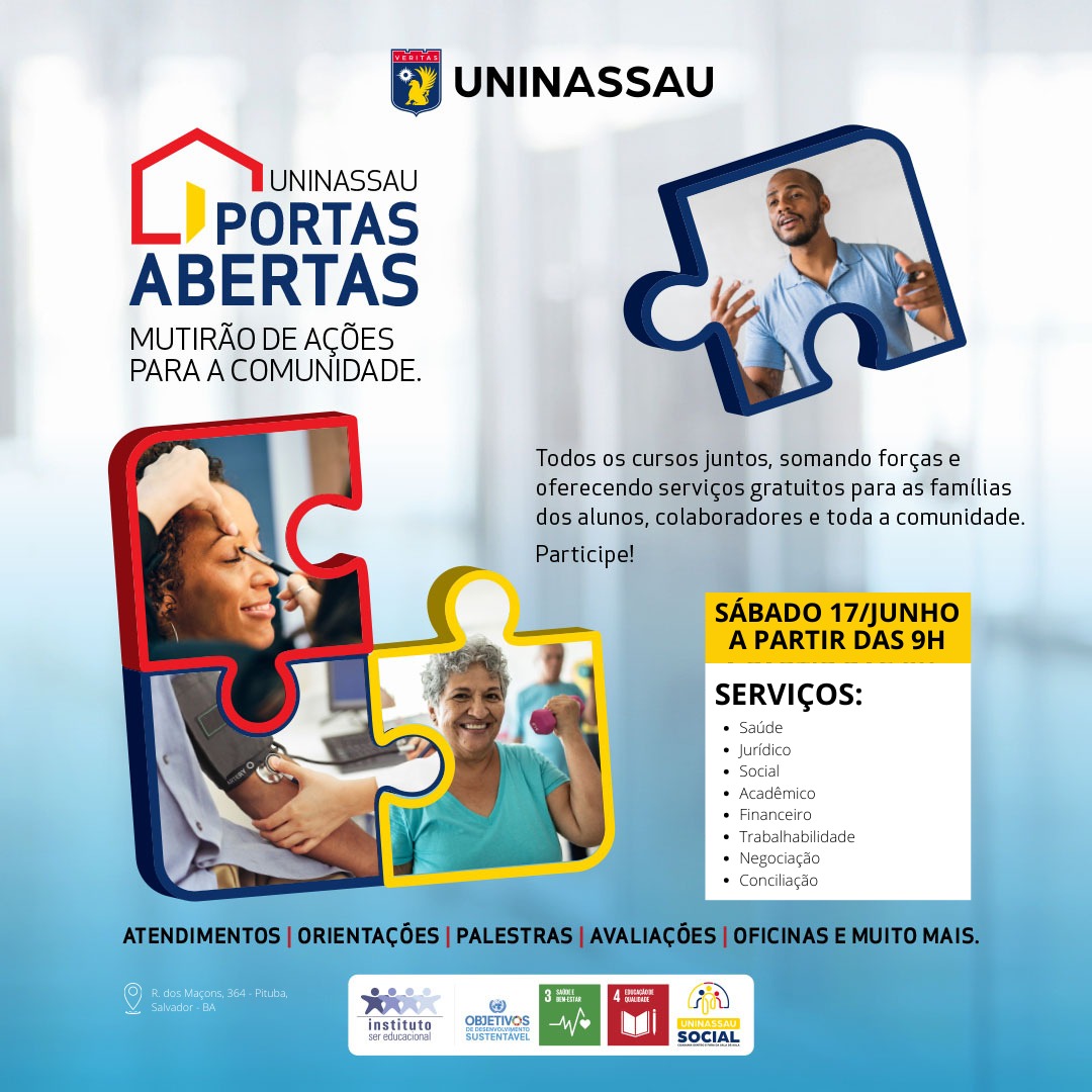 Uninassau Portas Abertas Realizou A O Solid Ria Blog Dos Cursos Uninassau